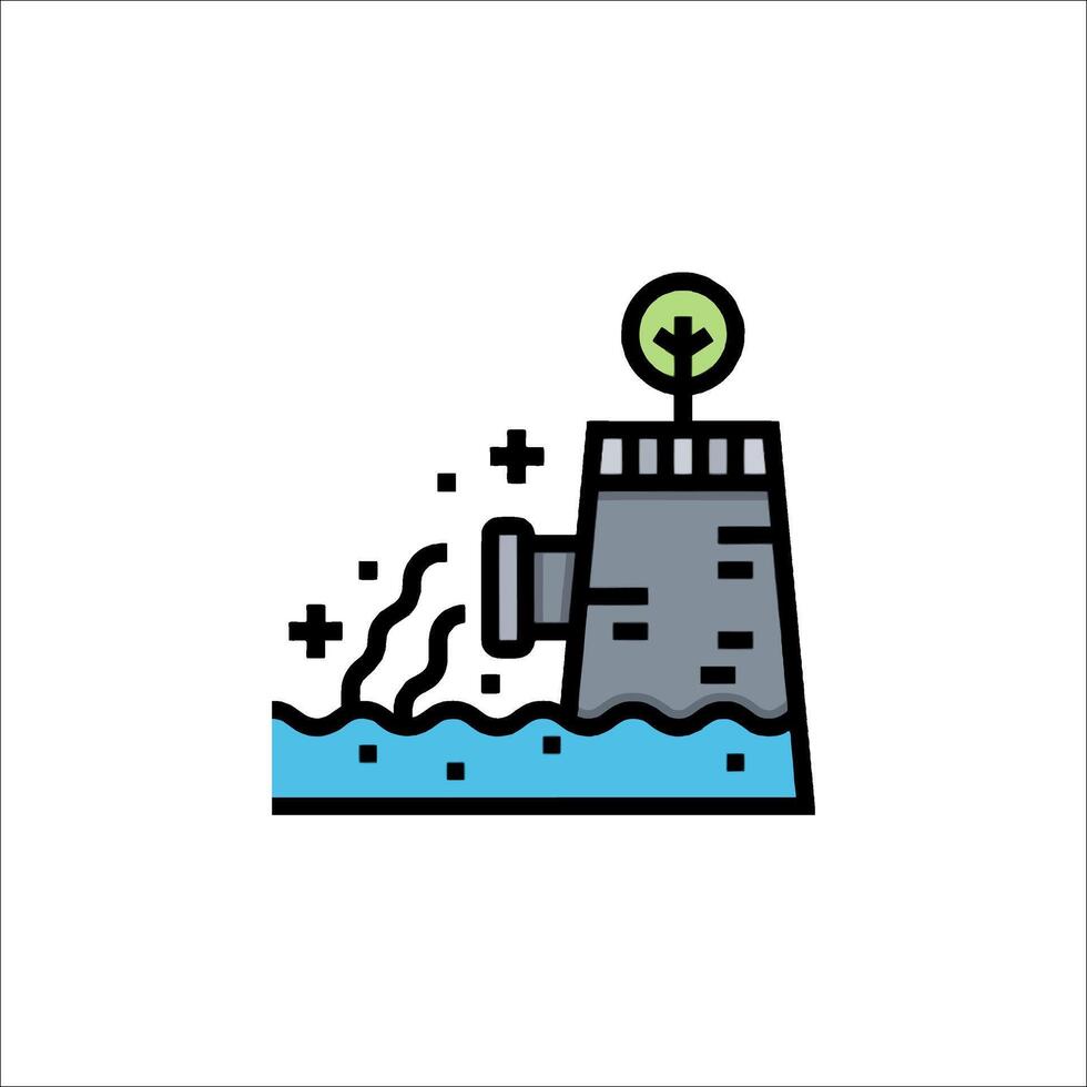 Water pump icon illustration vector