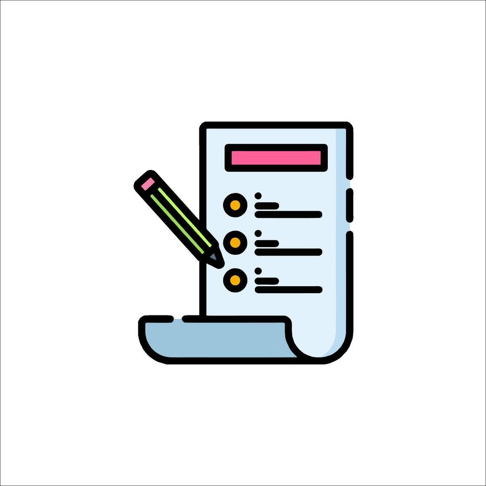 Checklist icon illustration vector