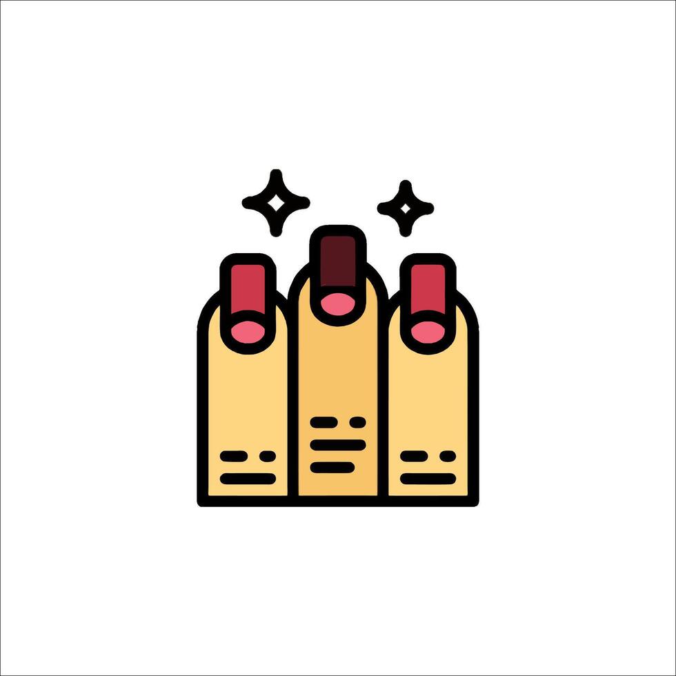 A line icon of three books with a star on top vector