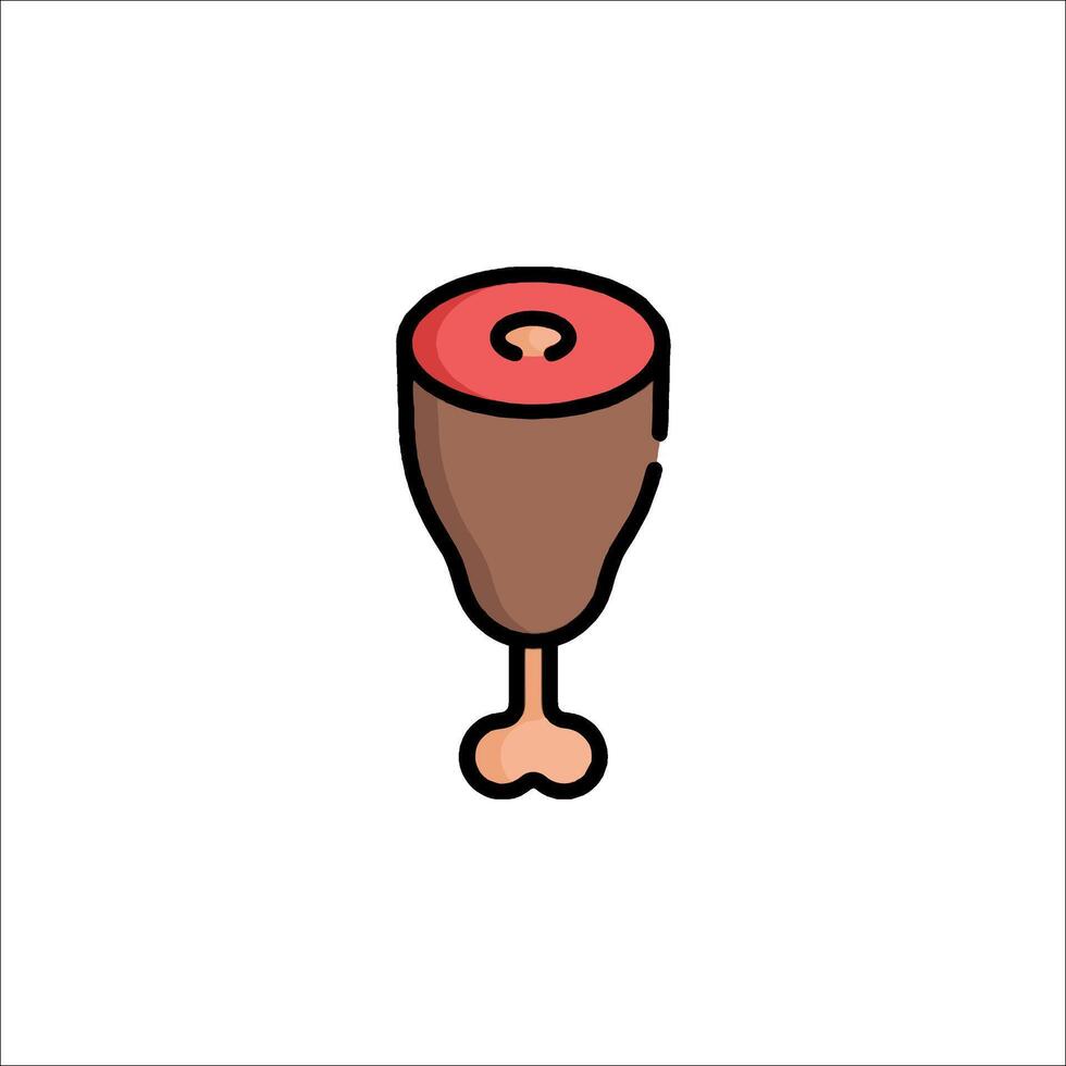 A red and white cup with a red lid vector