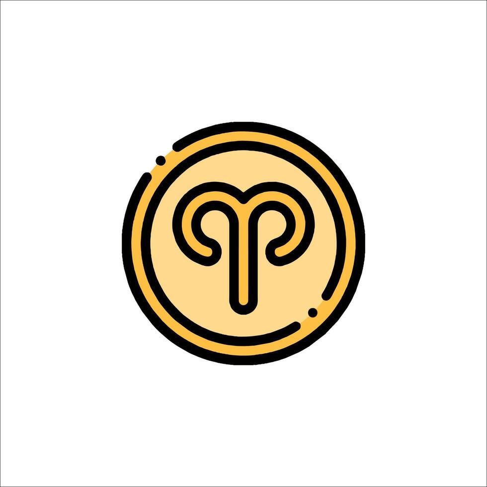 A yellow and black logo for a company vector