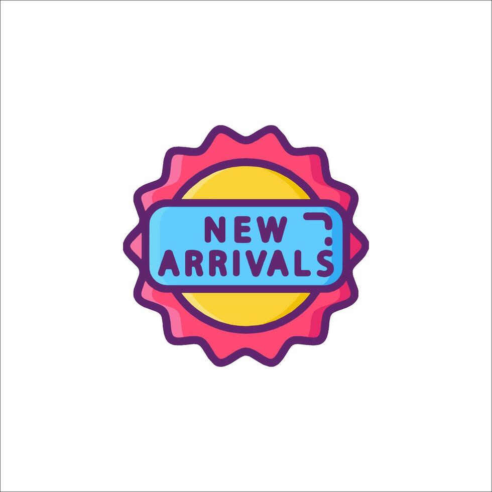 New arrivals logo illustration vector