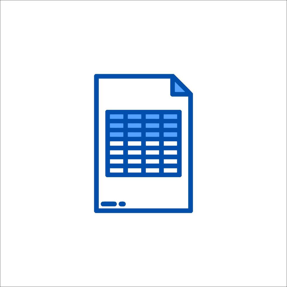 A document icon on a white background vector