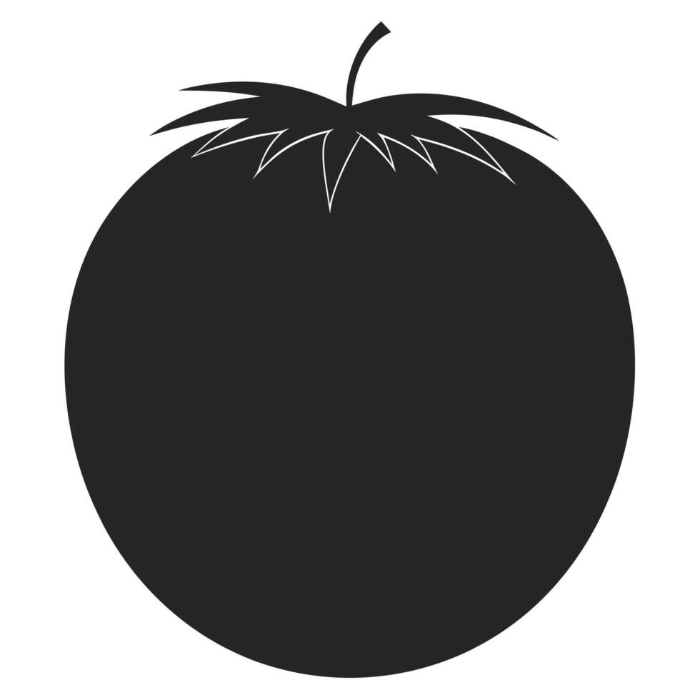 Minimalist silhouette of a whole coconut icon, ideal for logos graphic project vector