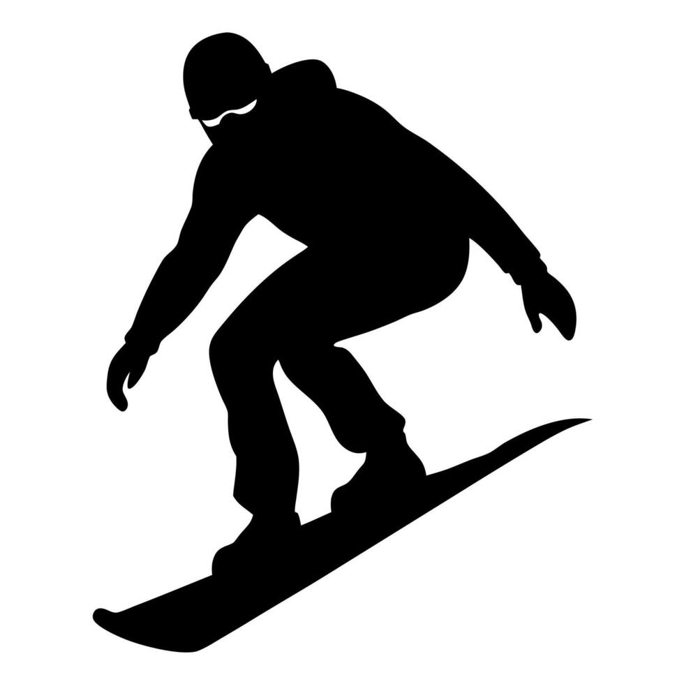 Black silhouette of a man with a surfboard,beach and surfing themes. vector