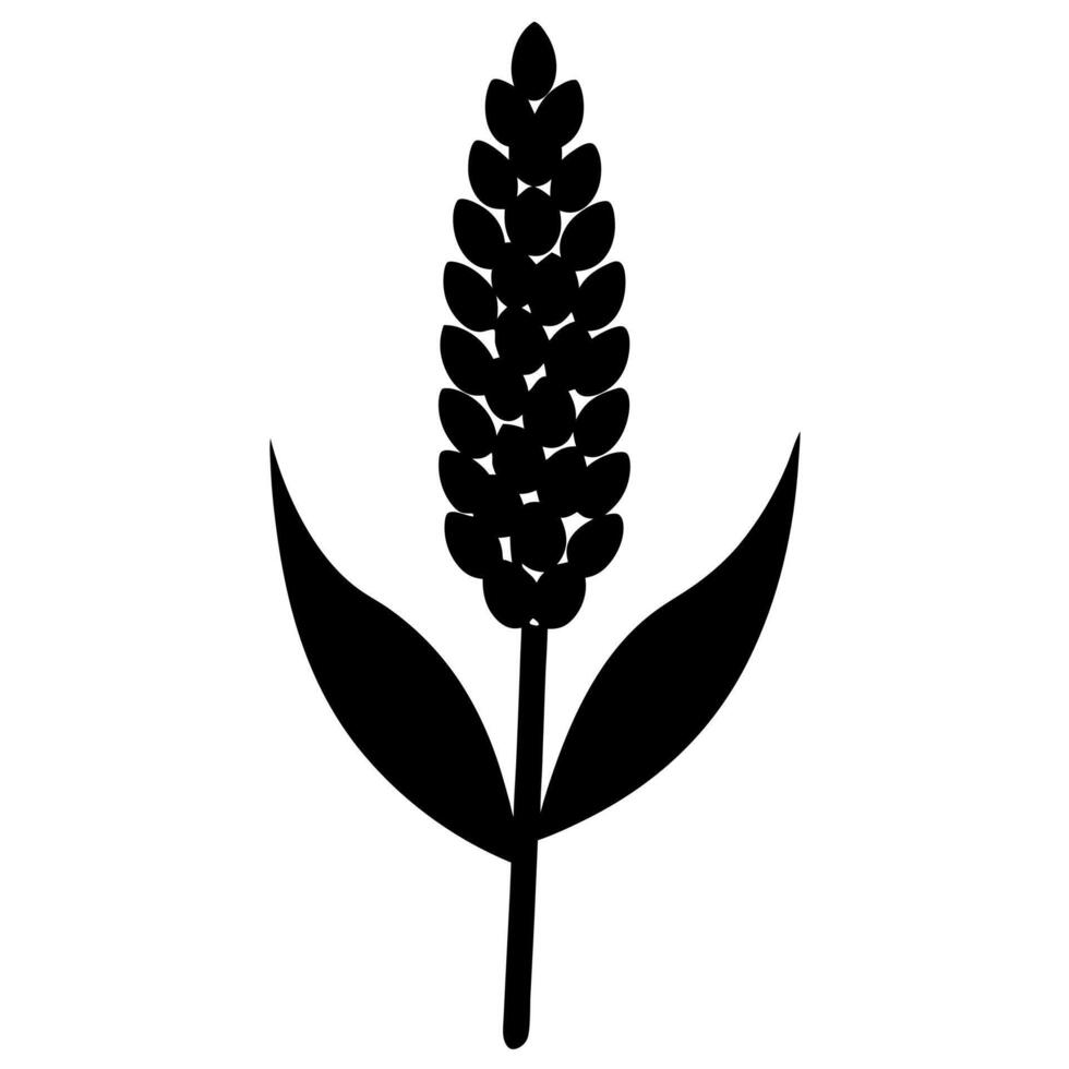 Minimalist quinoa icon illustration perfect food and health-related vector
