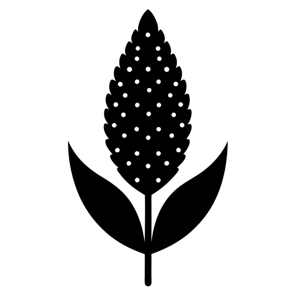 Minimalist quinoa icon illustration food and health-related designs vector