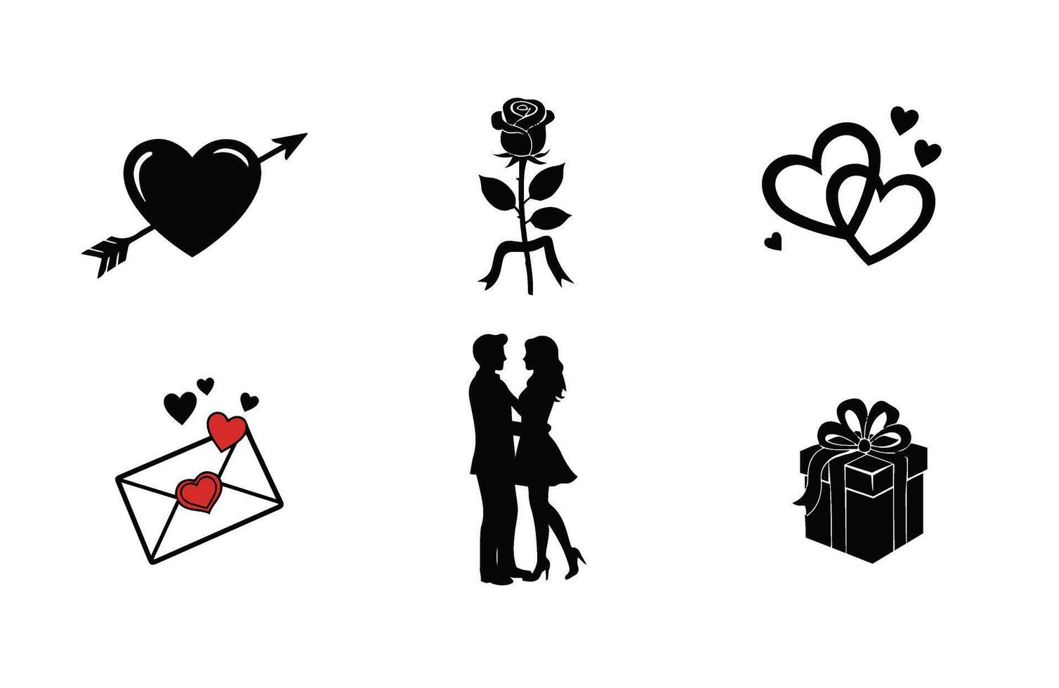 Love and Peace Dove Valentine's Day Icon vector