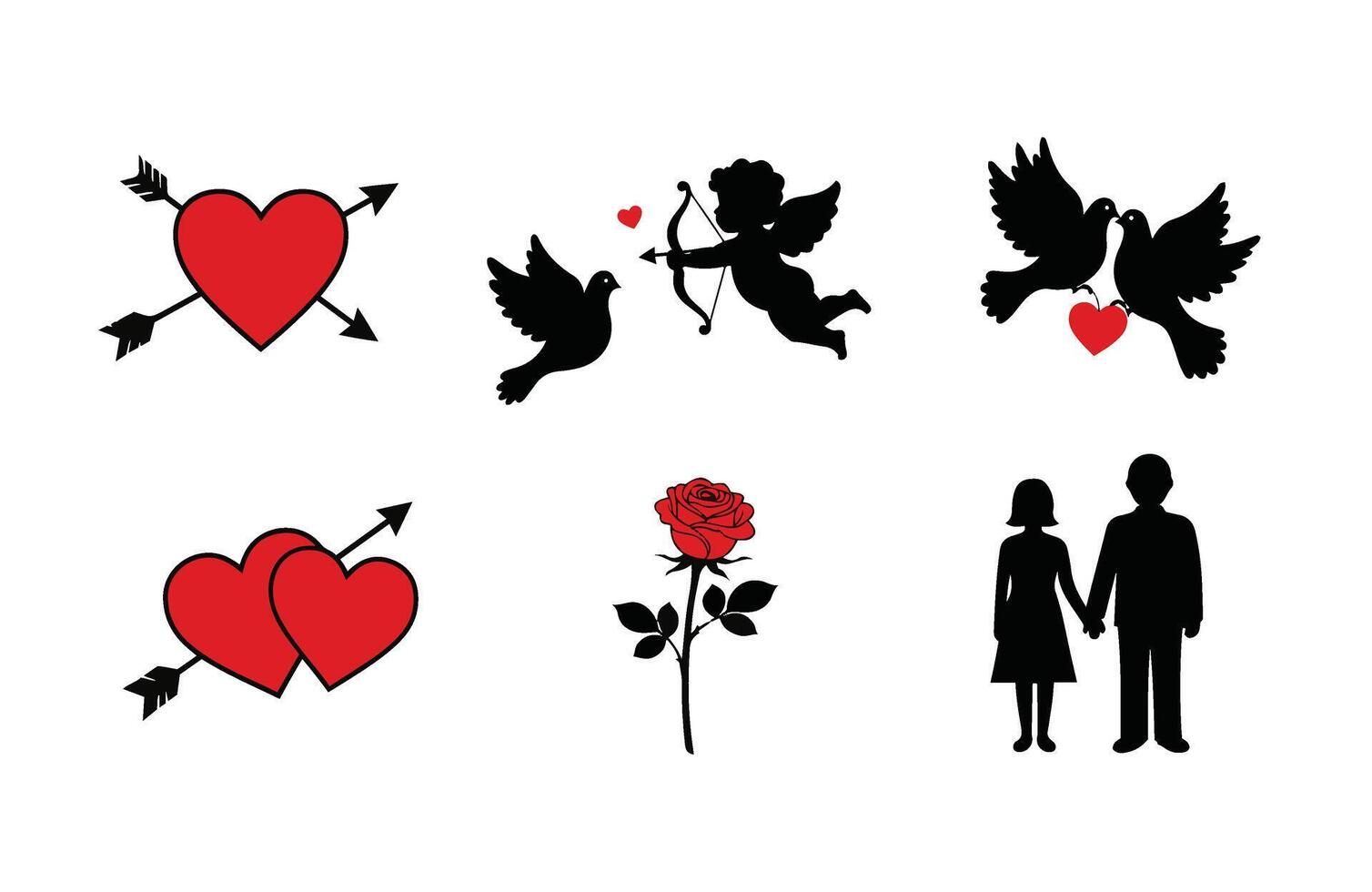 Adorable Cupid with Heart Bow Design vector