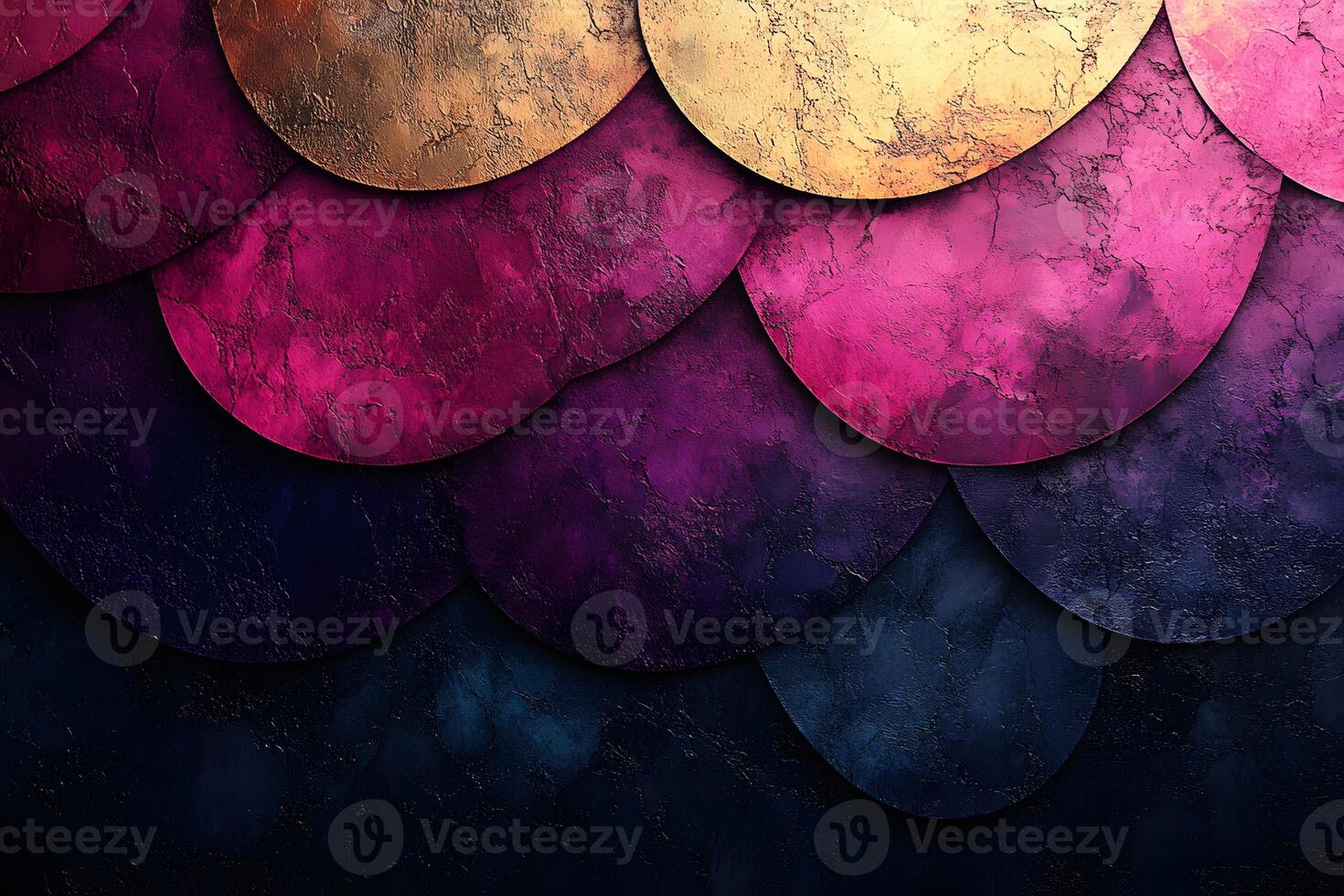 Vibrant Abstract Layers of Metallic Textured Scales for Modern Art and Design photo
