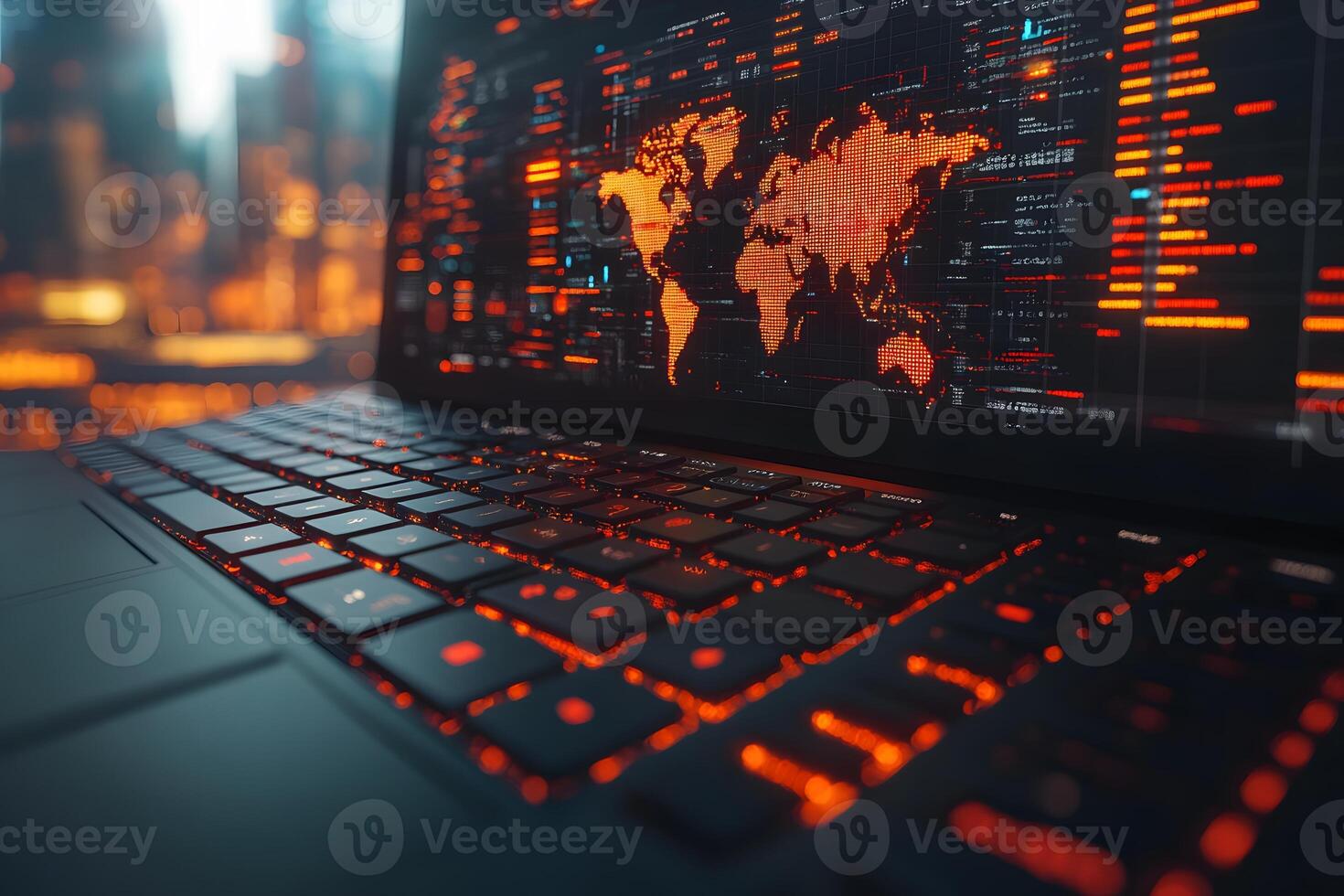 Global Cybersecurity Network System for Advanced Data Analysis and Security Infrastructure photo