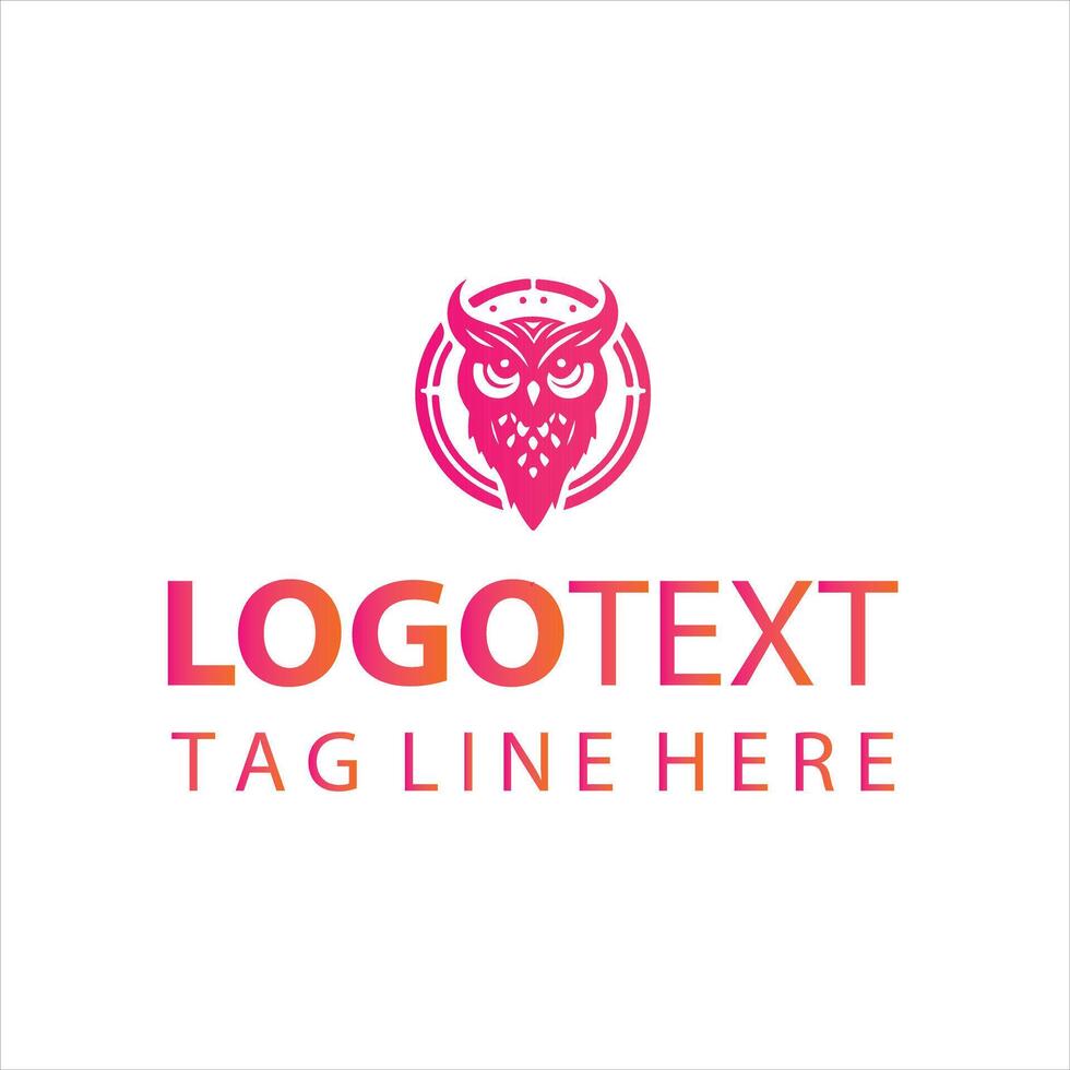 Silent Guardian owl sheild logo vector