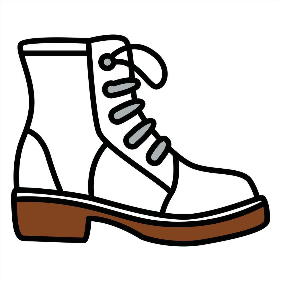 Hand Drawing of Casual Foot with Relaxed and Minimalist Details vector