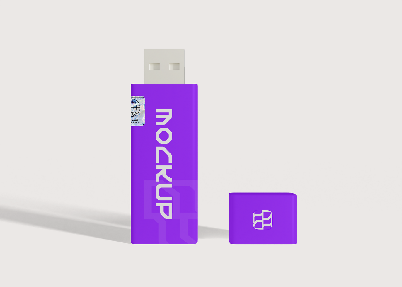 Promotional USB Drive Mockup psd