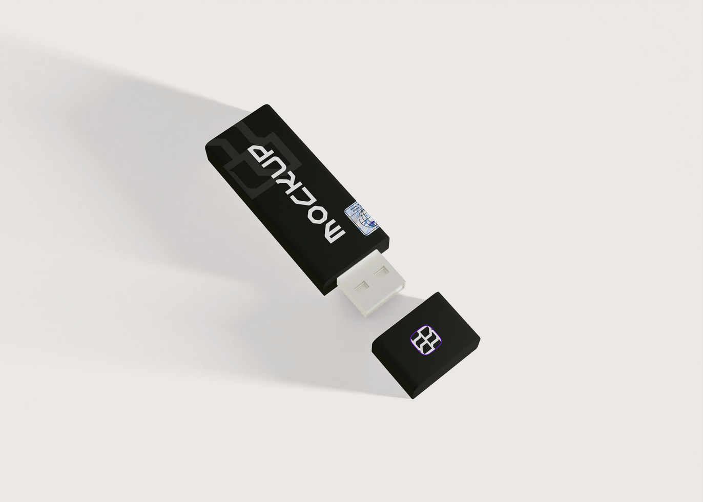 Portable USB Branding Mockup psd