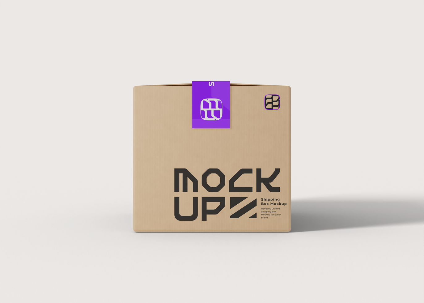 Shipping Box Mockup psd