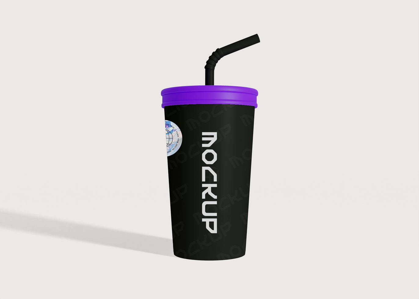 Custom Soft Drink Soda Cup Mockup psd