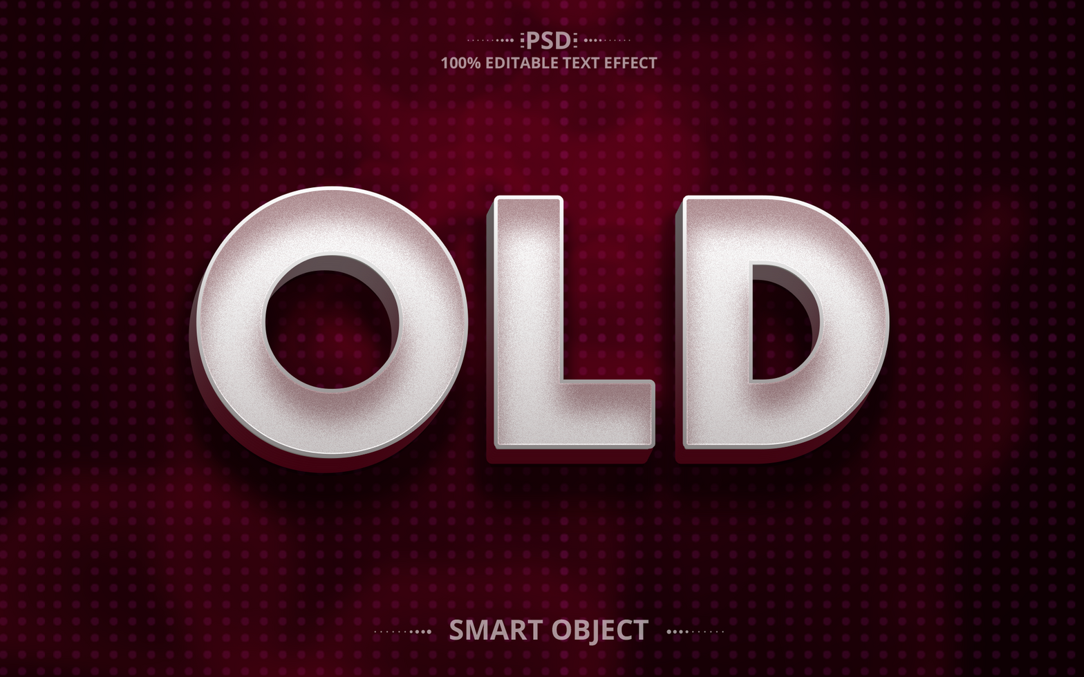 Old best 3D text effect design Text Style Effect psd