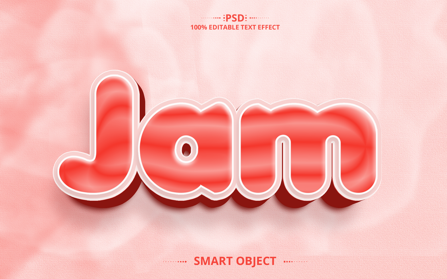 Jam 3d letter Editable Text Effect Design psd