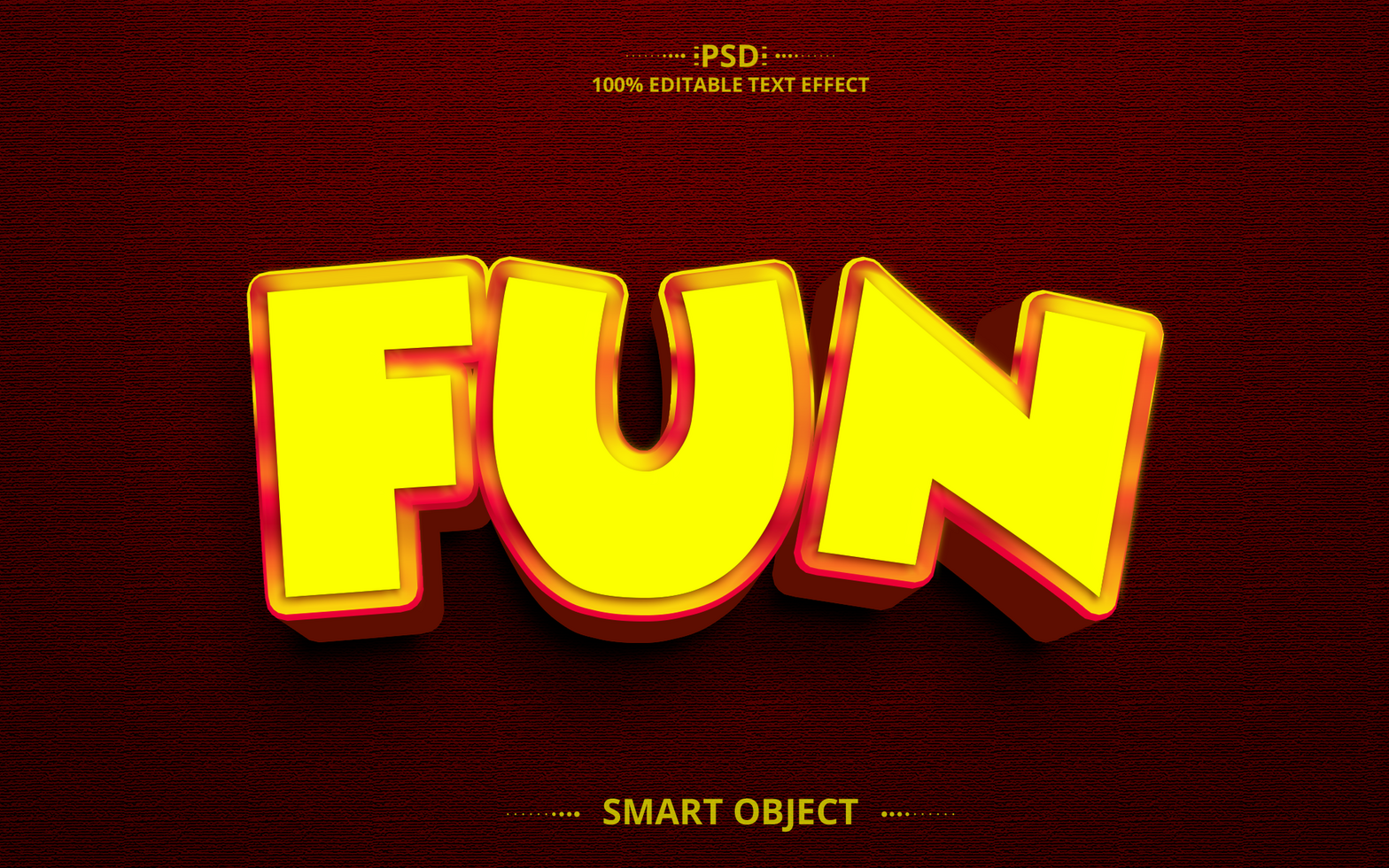 Fun Creative Editable Text Effect Design psd