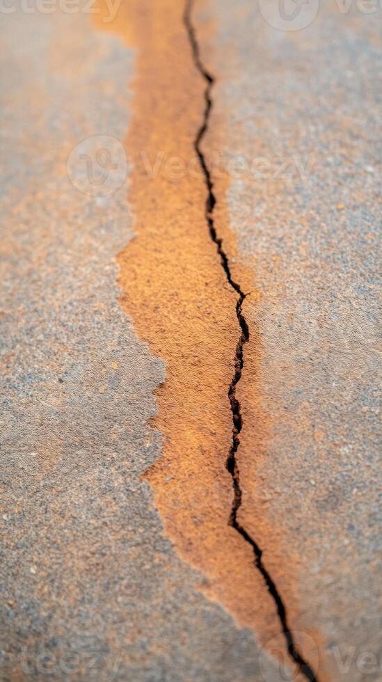 Cracked Soil in Close-Up During Drought Highlighting Texture and Natural Patterns in Earthy Tones for Environmental and Climate Change Concepts in Stock Photography photo