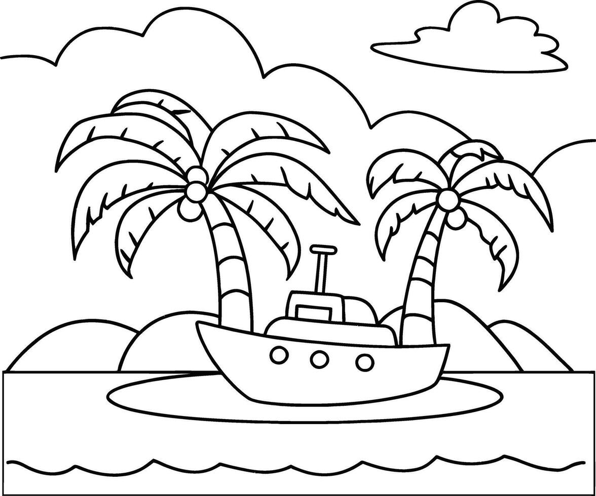 Rescue Vehicles Coloring Pages for All Ages vector