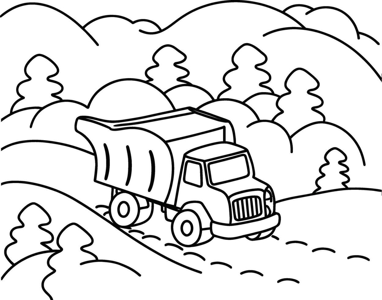Kids Emergency Vehicles Creative Coloring Fun vector