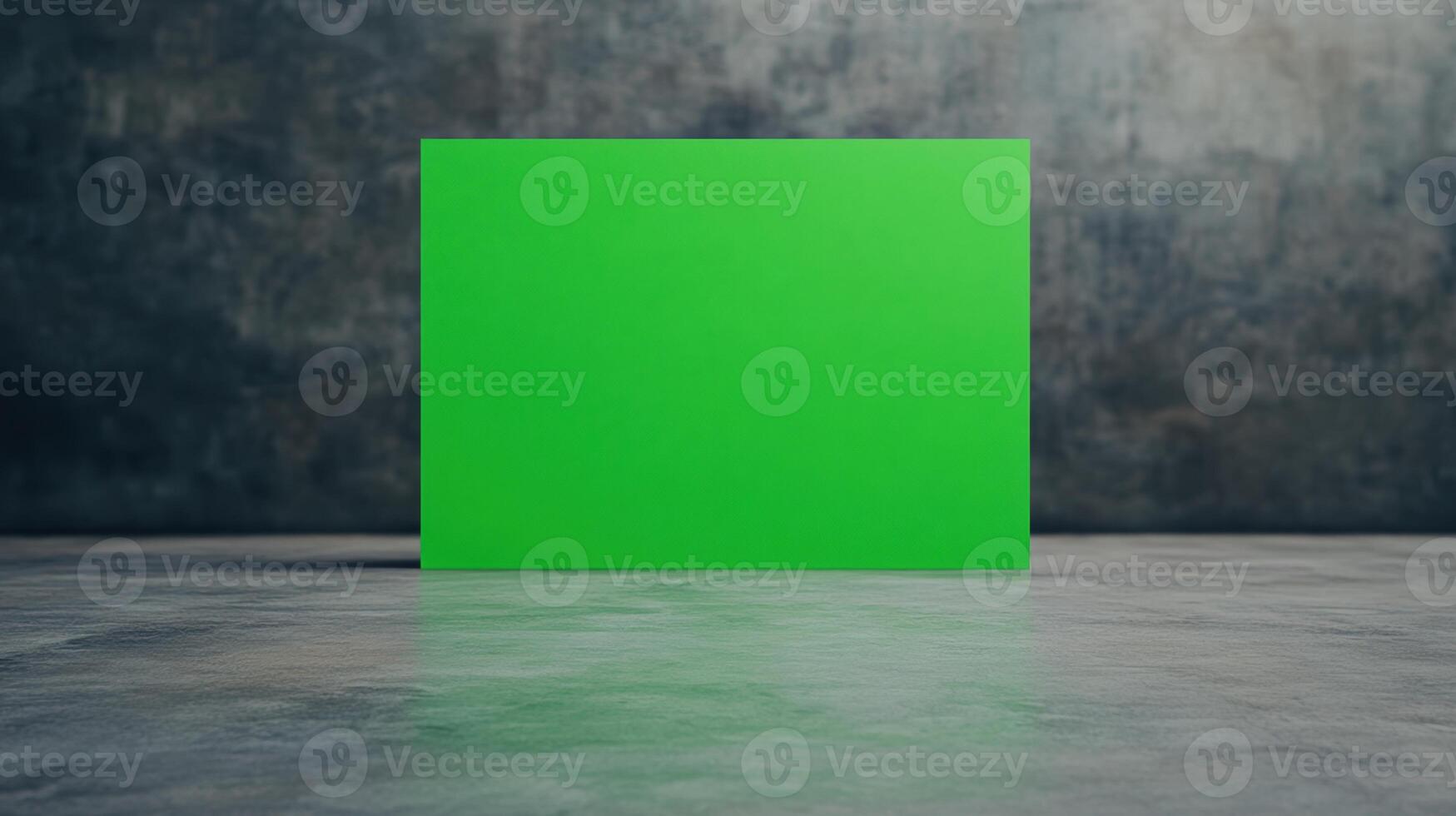 Green Screen in Underground Setting Featuring Textured Background for Creative Projects and Digital Replacements in Production and Graphic Design photo