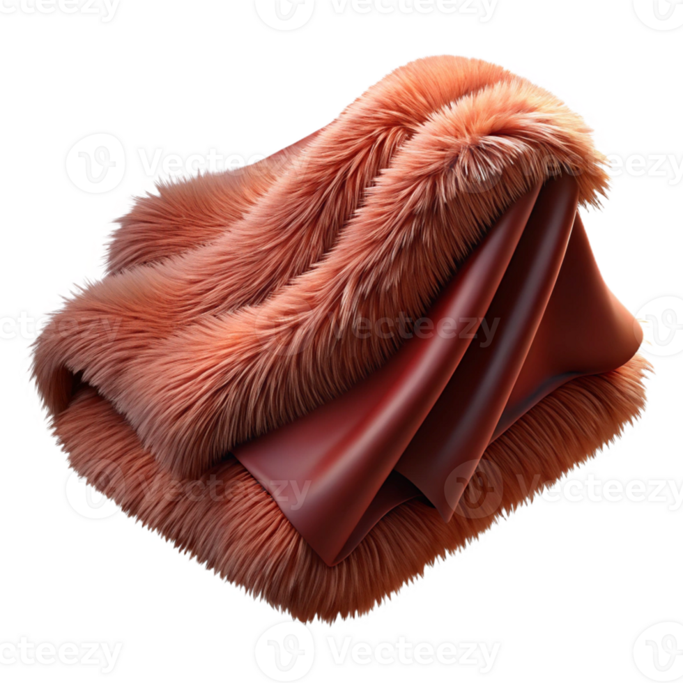 Soft Furry Texture with Red Fabric png