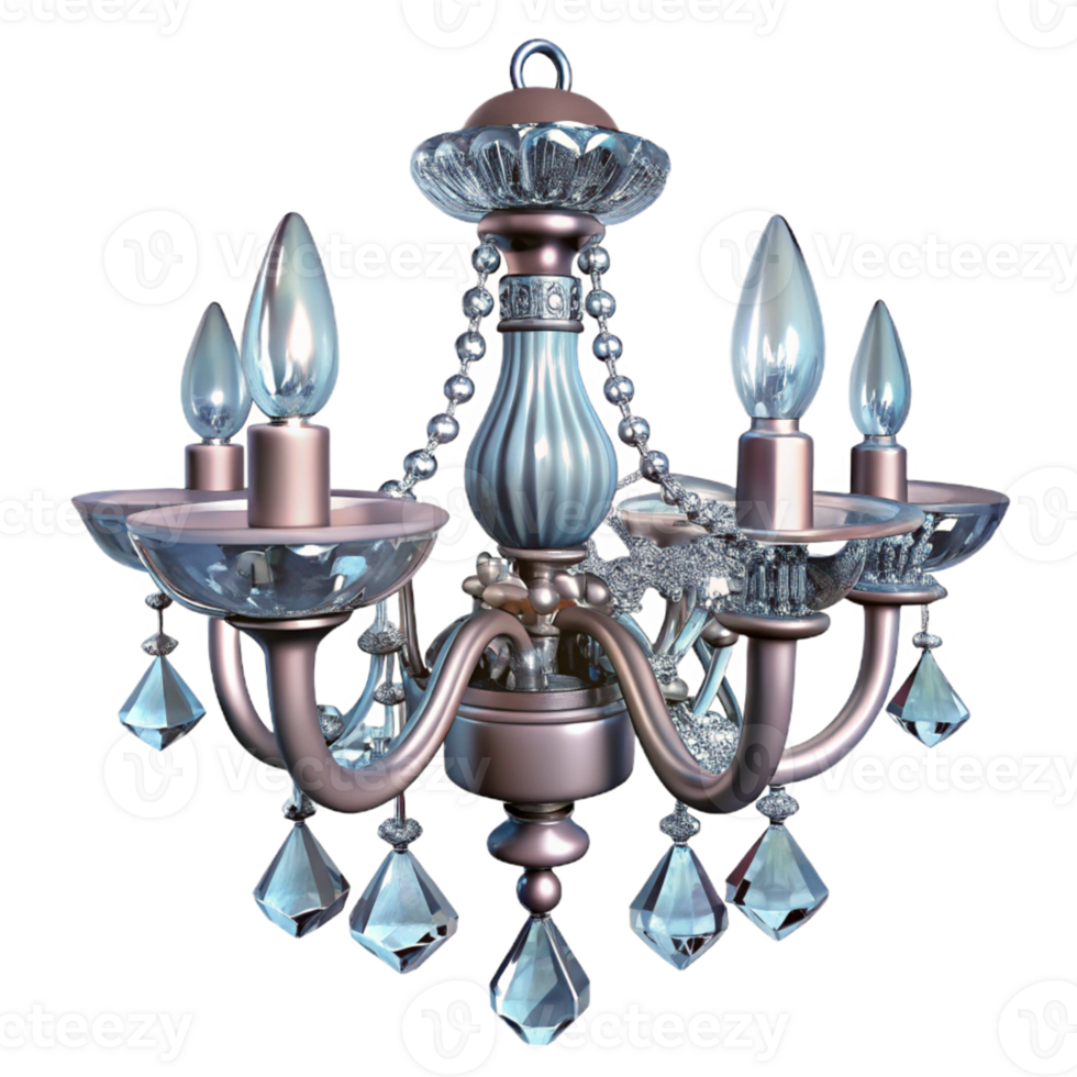 Crystal Chandelier with Elegant Design png