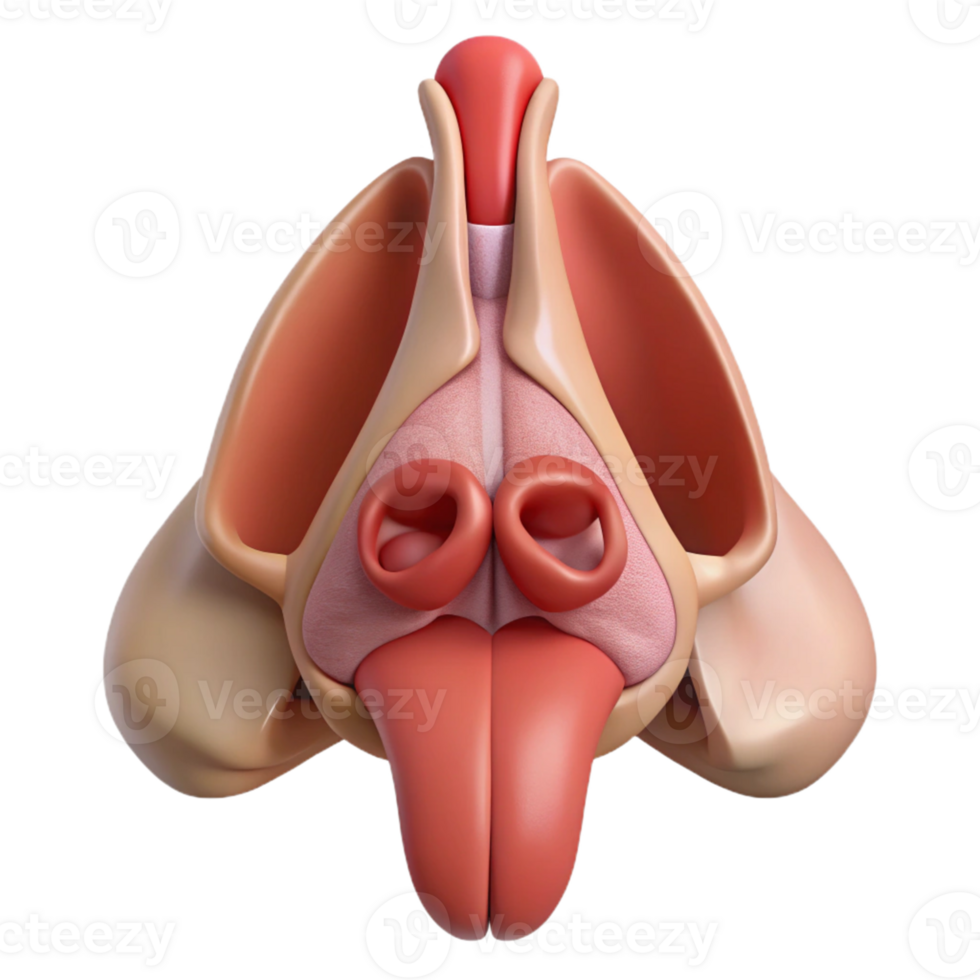 3D Cartoon Nose Illustration png