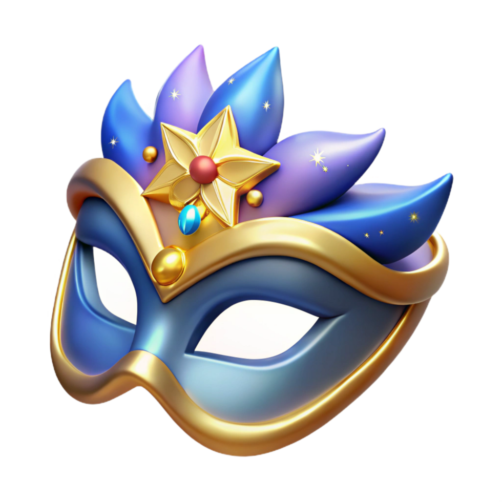 Celestial Masquerade Mask png