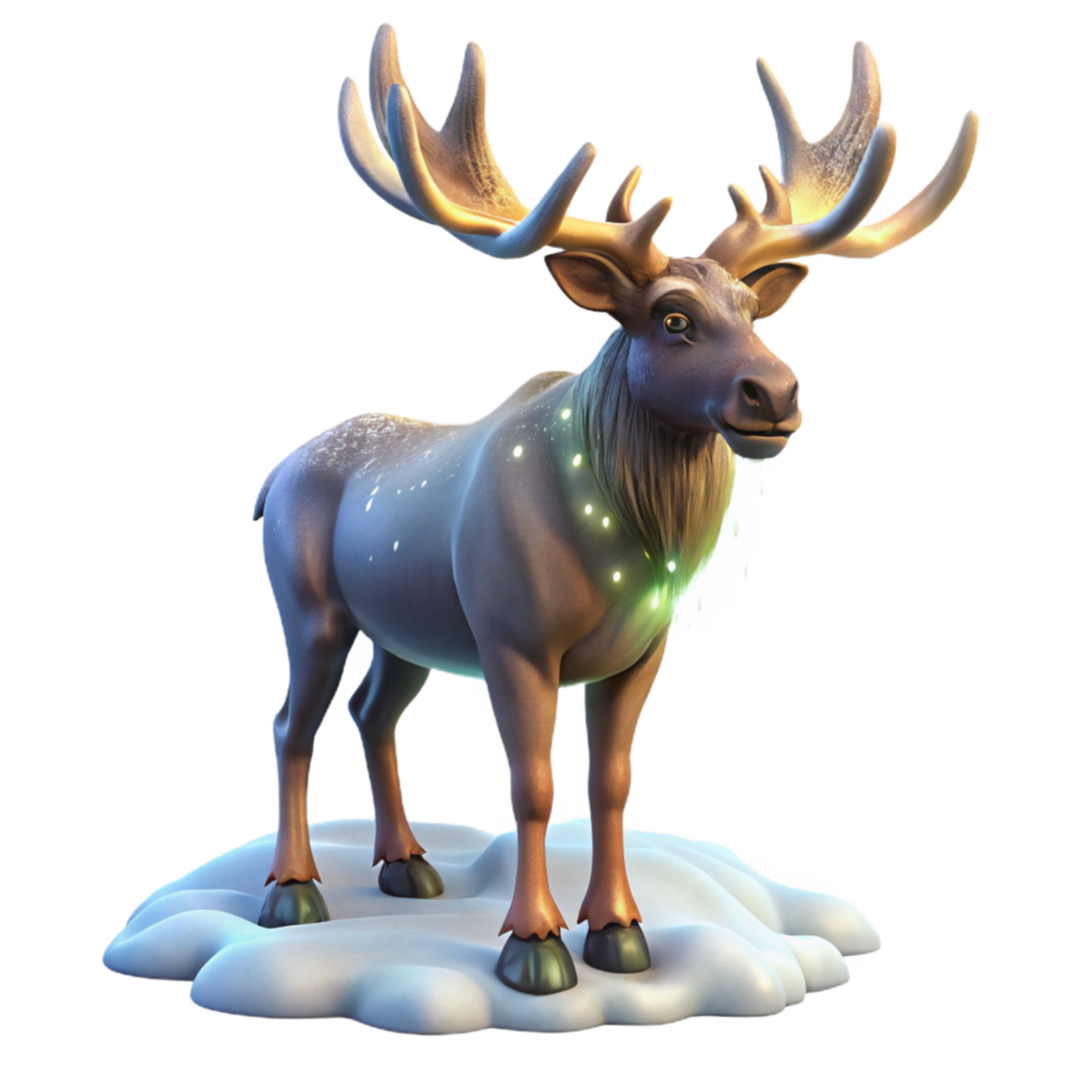 Majestic Moose in Winter png