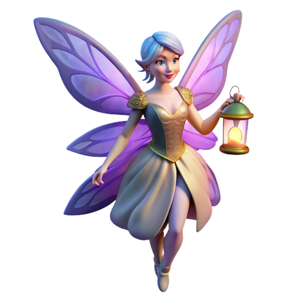 Fantasy Fairy with Lantern png