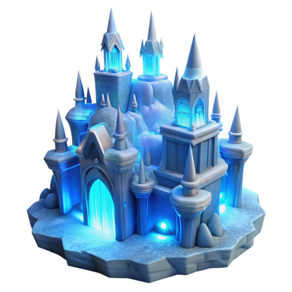 Enchanted Ice Castle png
