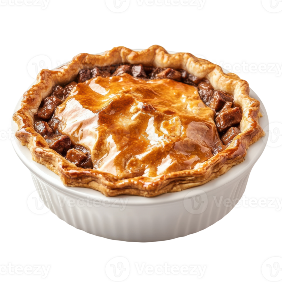 Delicious Homemade Apple Pie on transparent background. png