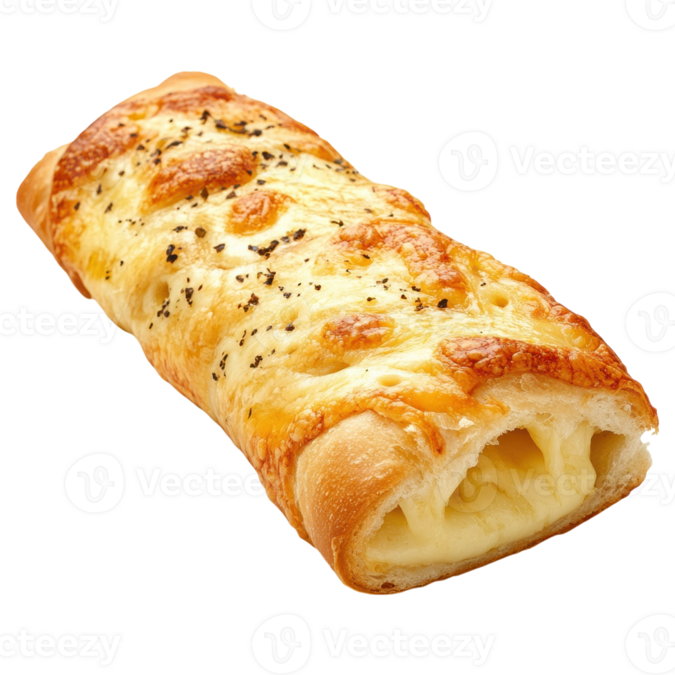 Baked Cheese Roll Recipe on transparent background. png