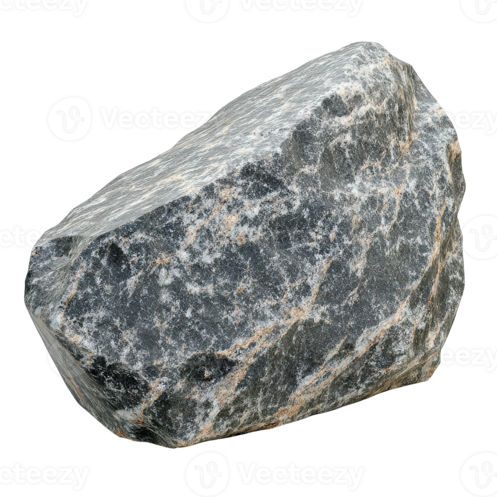 Granite Block Texture Image on transparent background. png