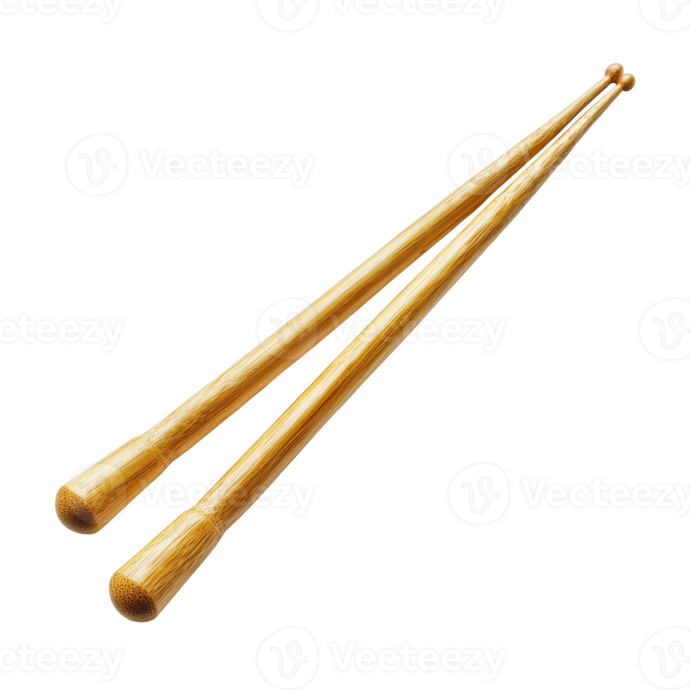 Drumsticks on White Background on transparent background. png