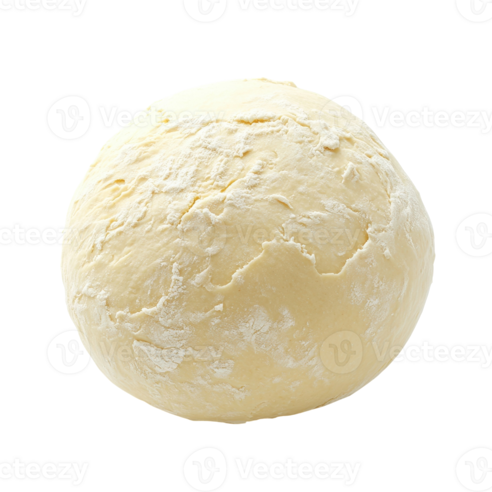 Artisan Bread Dough Ball on transparent background. png