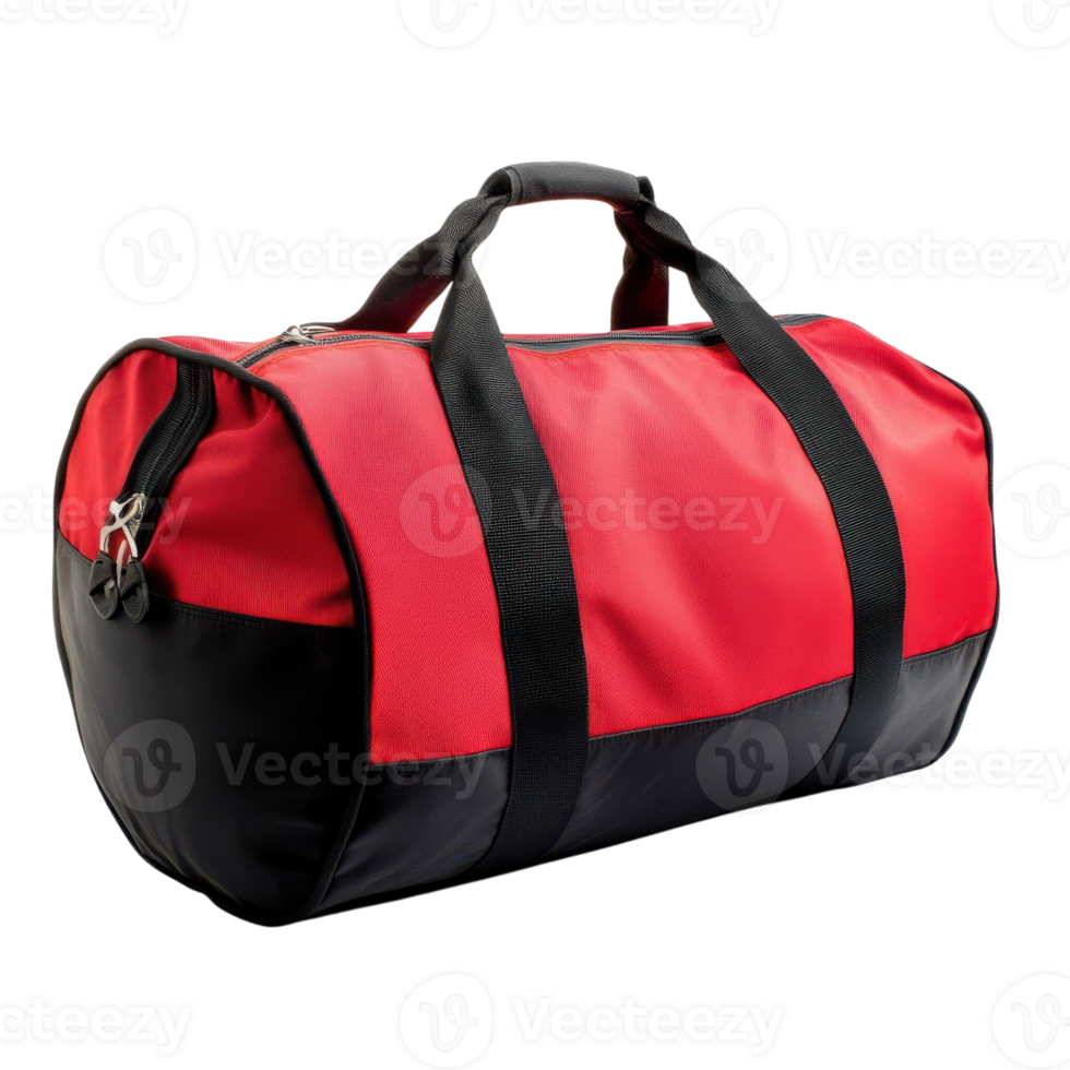 Gym Bag on White Background on transparent background. png
