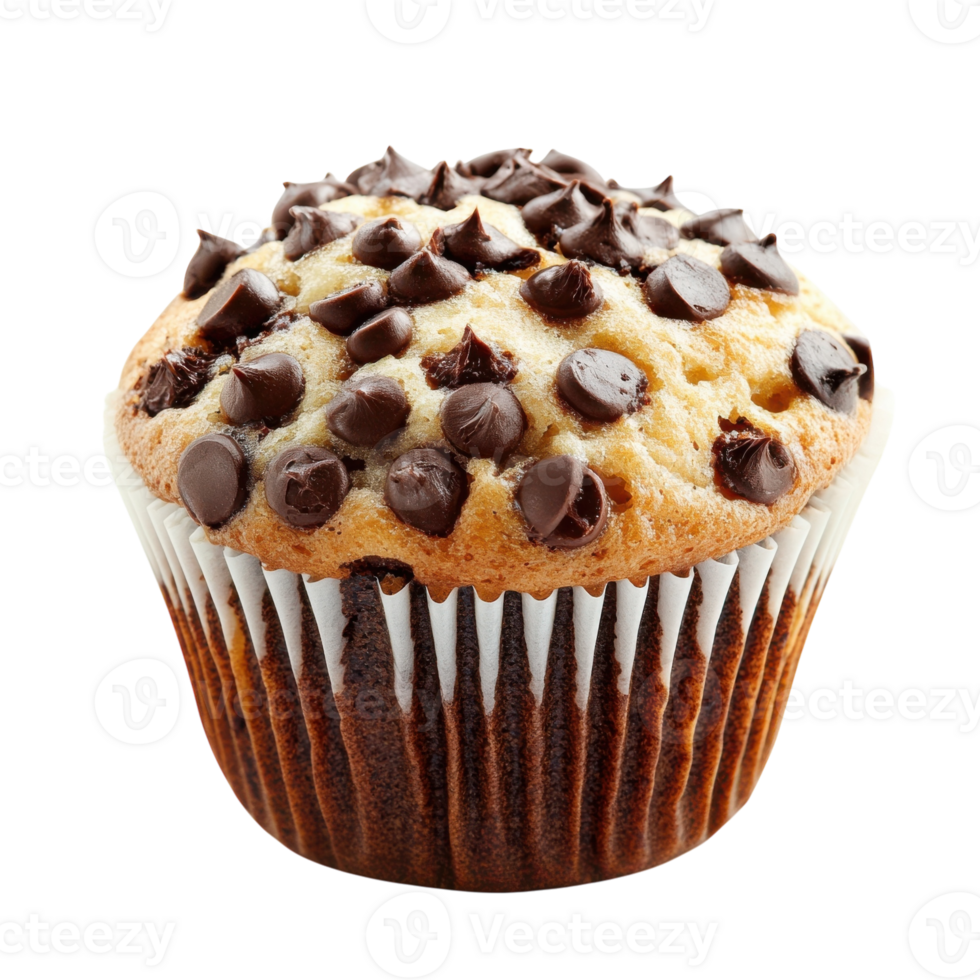 Delicious Sweet Muffin Food on transparent background. png
