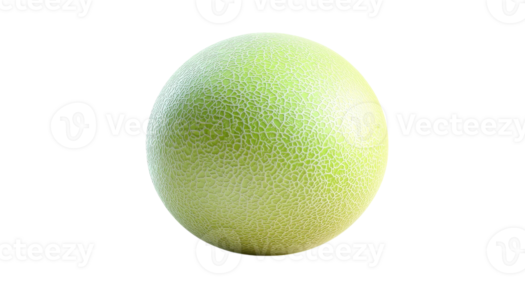 Fresh and Juicy Honeydew Melon with Vibrant Green Flesh Perfect for Summer Salads, Smoothies, and Healthy Snacks. png