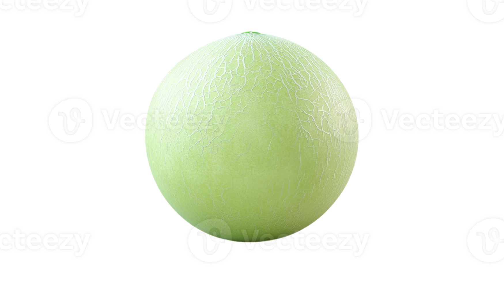 Fresh and Juicy Honeydew Melon with Luscious Green Flesh Perfect for Healthy Snacks and Smoothies. png