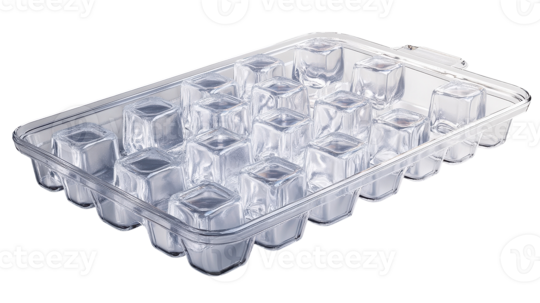 Versatile Ice Cube Tray Creating Clear Ice Cubes Perfect for Refreshing Drinks, Cocktails, and Parties. png
