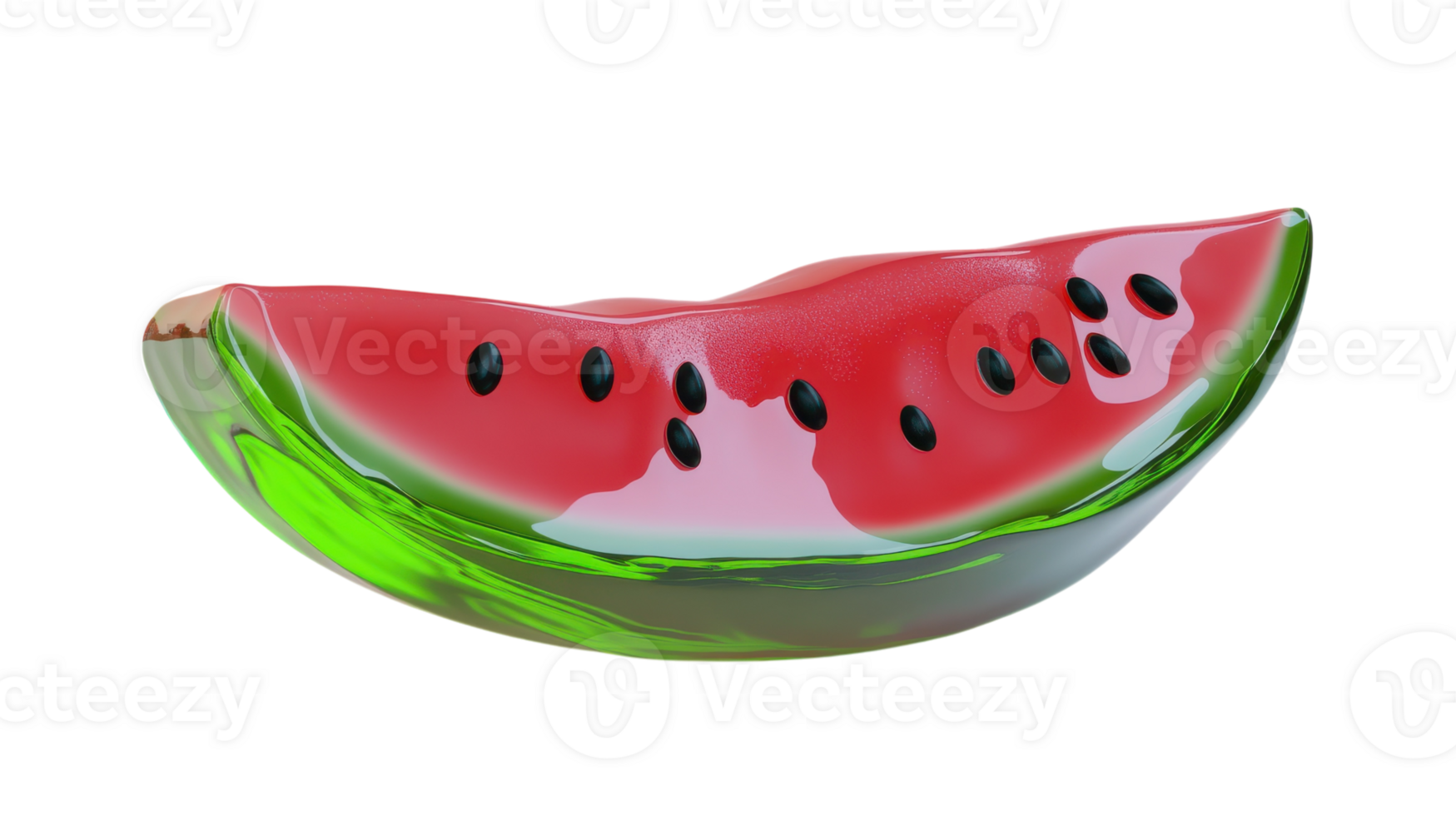 Juicy Slice of Watermelon with Seeds Perfect for Summer Refreshments and Healthy Snacking. png
