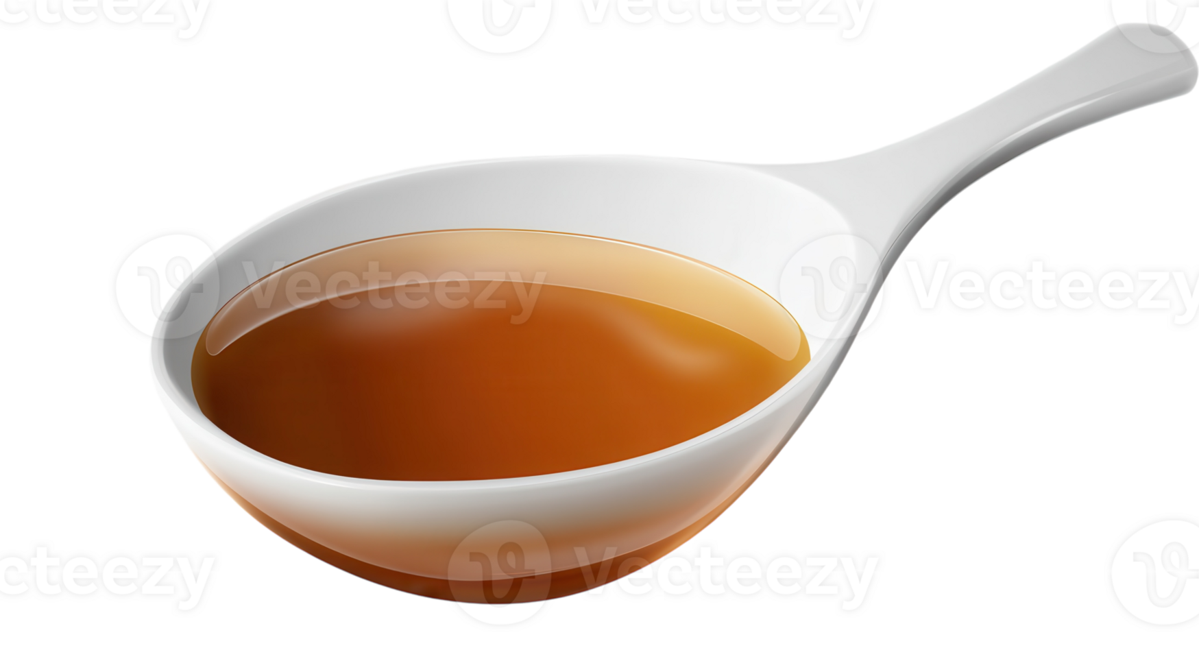 A Fine Ladle Filled with Delicious Soup on a Transparent Background for Culinary Presentations and Recipe Illustrations. png