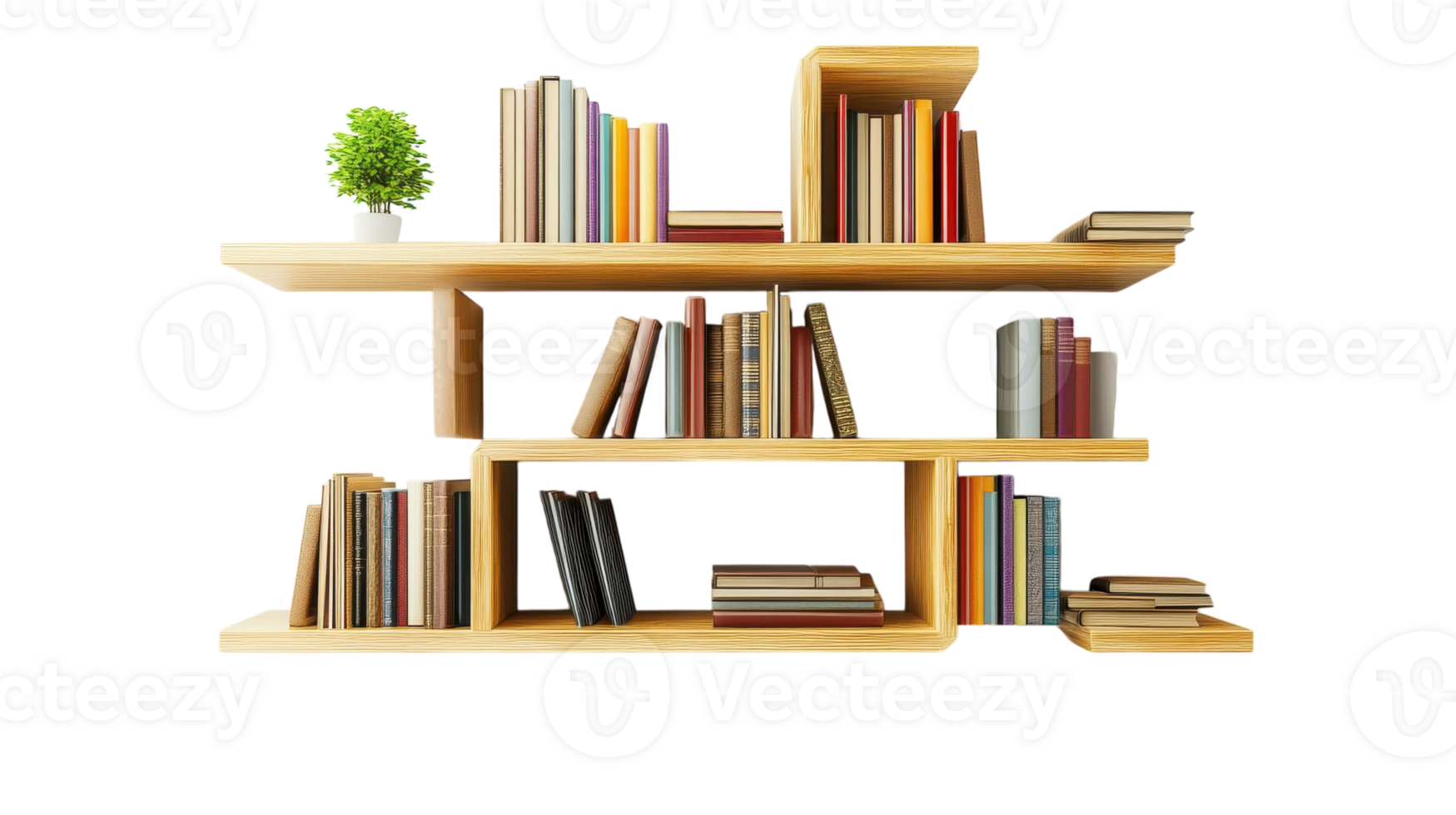 Versatile Modular Bookshelf System for Customized Home Interior Solutions and Efficient Space Management Ideas. png