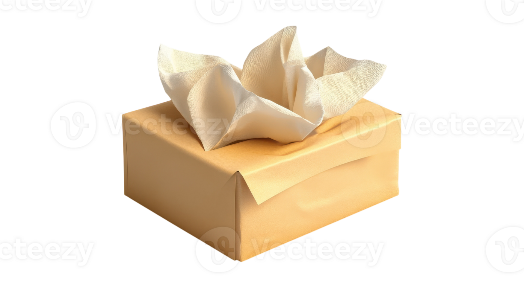 A Pack of Facial Tissues on a White Background Perfect for Hygiene and Home Care Use in Various Settings Including Offices and Living Spaces. png