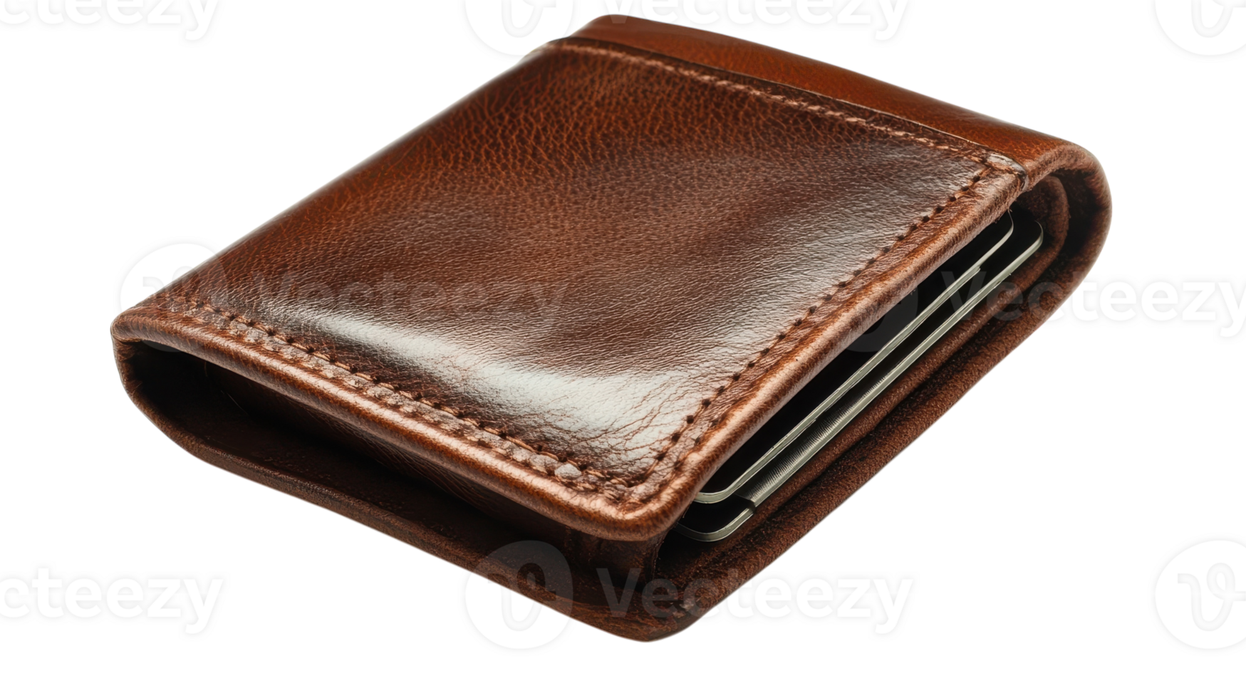 A Rich Brown Leather Wallet with Card Slots Perfect for Stylish Everyday Use and Organizing Your Essentials. png